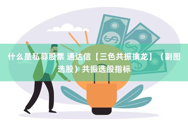 什么是私募股票 通达信【三色共振擒龙】（副图选股）共振选股指标