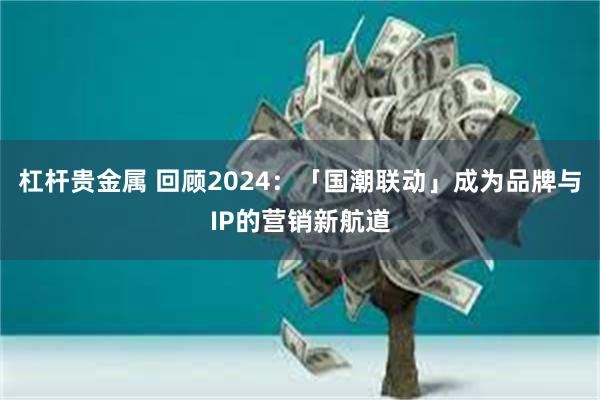 杠杆贵金属 回顾2024：「国潮联动」成为品牌与IP的营销新航道