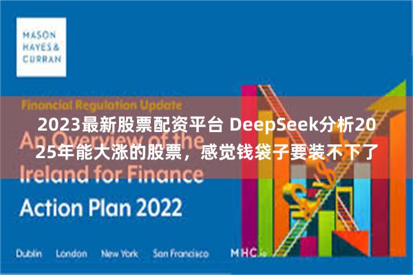 2023最新股票配资平台 DeepSeek分析2025年能大涨的股票,感觉钱袋子要装不下了